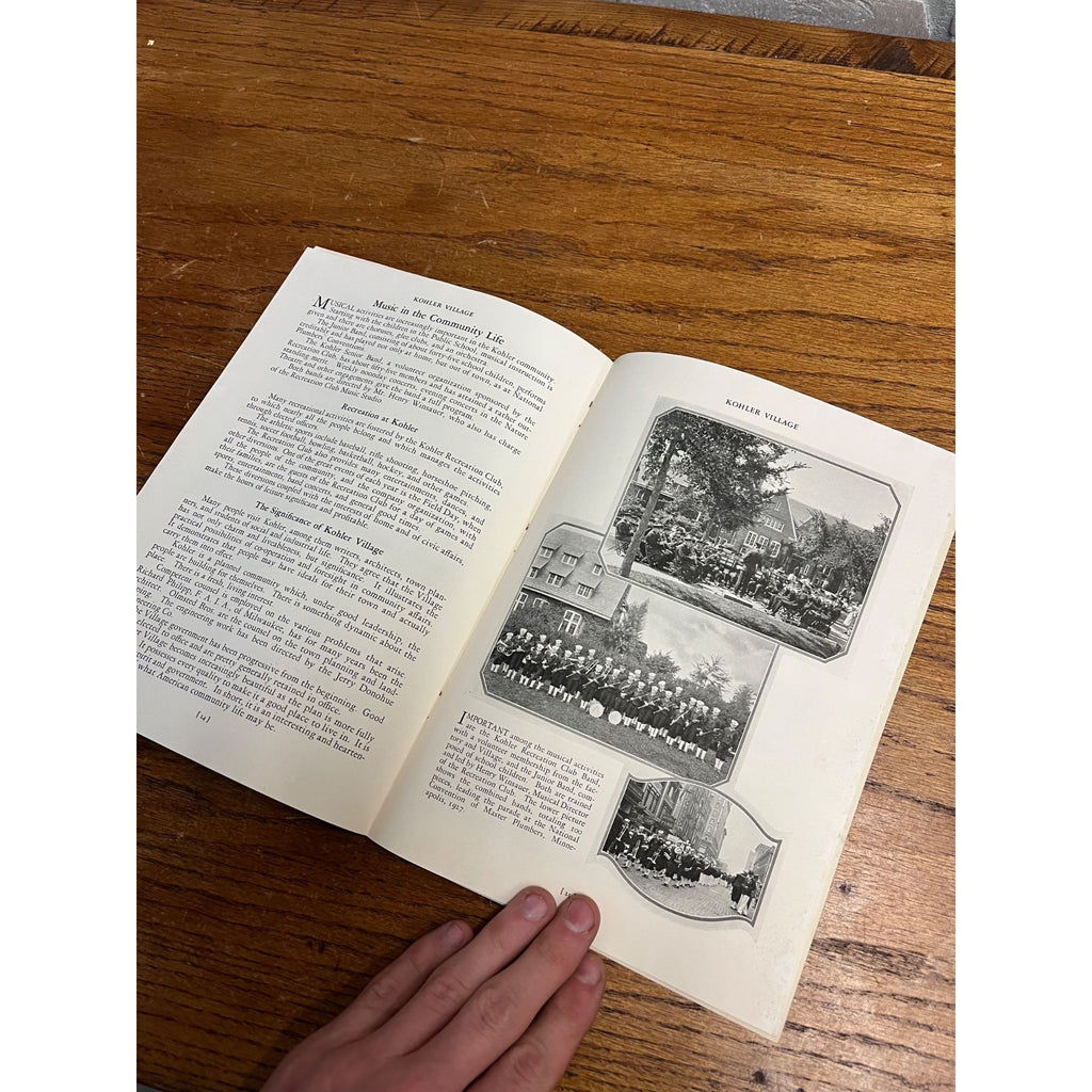 Vintage 1928 Kohler Village Wisconsin Tourist Guide Home Town Plan Booklet