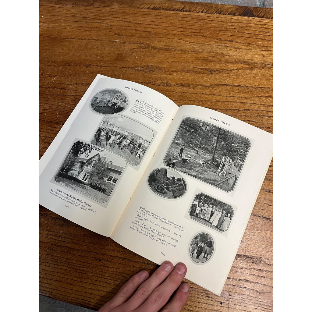 Vintage 1928 Kohler Village Wisconsin Tourist Guide Home Town Plan Booklet