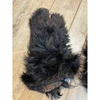 Vintage Bear Skin Fur Leather Gauntlet Mittens Lined Early 1900 Men's Gloves