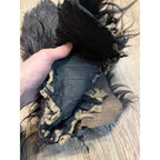 Vintage Bear Skin Fur Leather Gauntlet Mittens Lined Early 1900 Men's Gloves