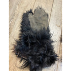 Vintage Bear Skin Fur Leather Gauntlet Mittens Lined Early 1900 Men's Gloves