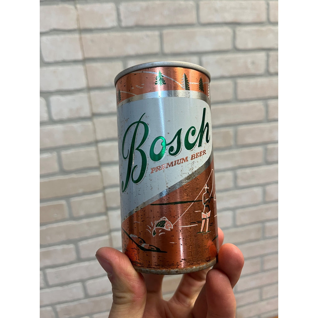 Vintage Beer Can Bosch Premium Beer From The Sportsman’s Paradise Pull Top