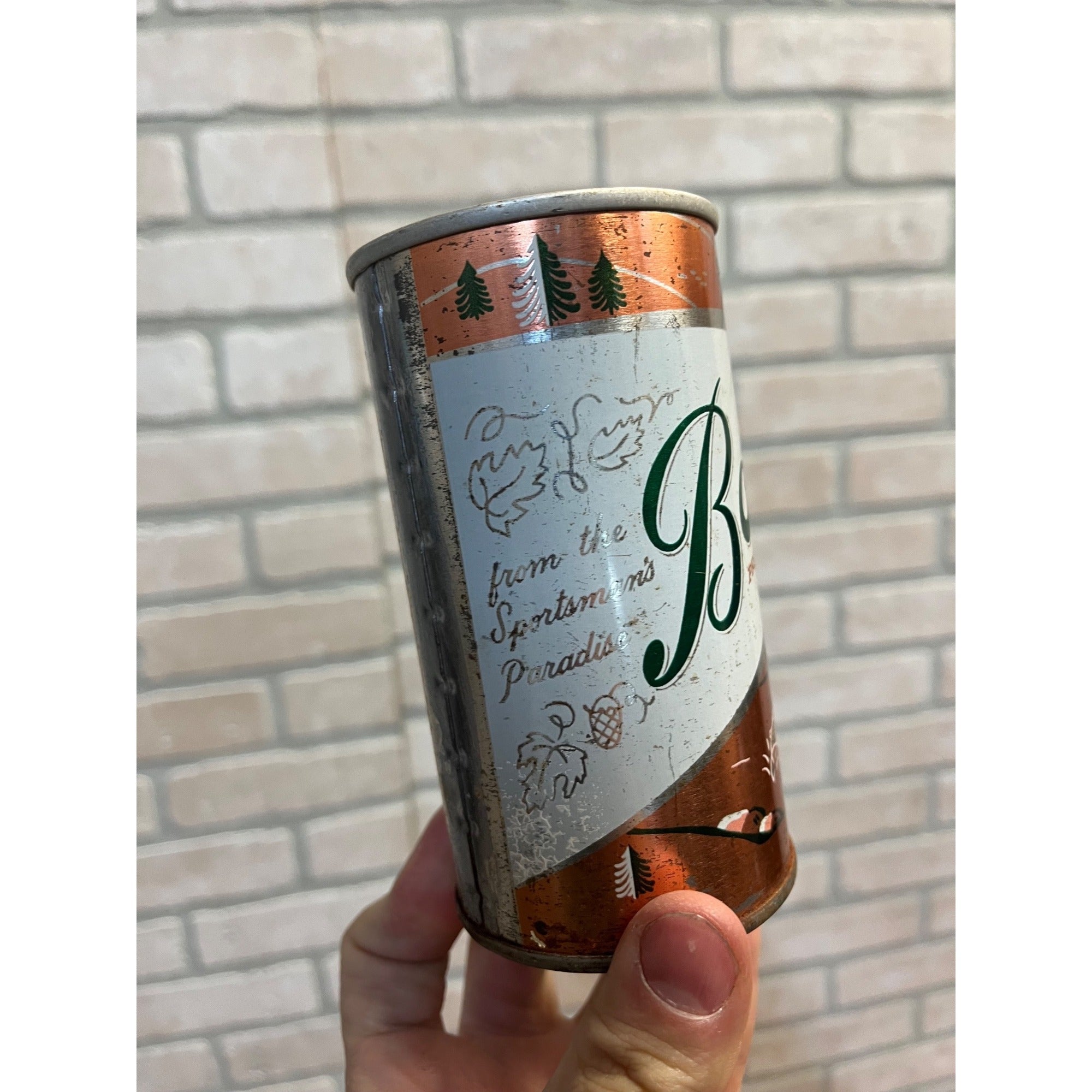 Vintage Beer Can Bosch Premium Beer From The Sportsman’s Paradise Pull Top