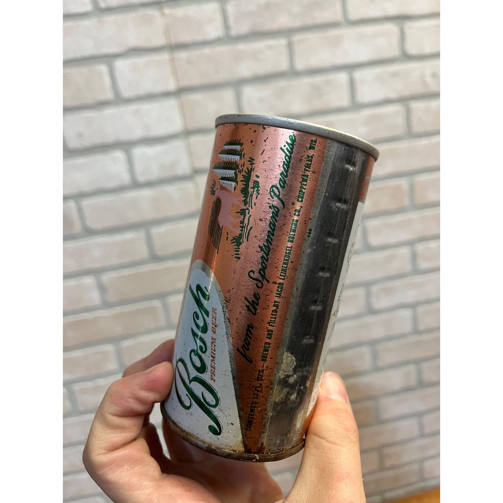 Vintage Beer Can Bosch Premium Beer From The Sportsman’s Paradise Pull Top