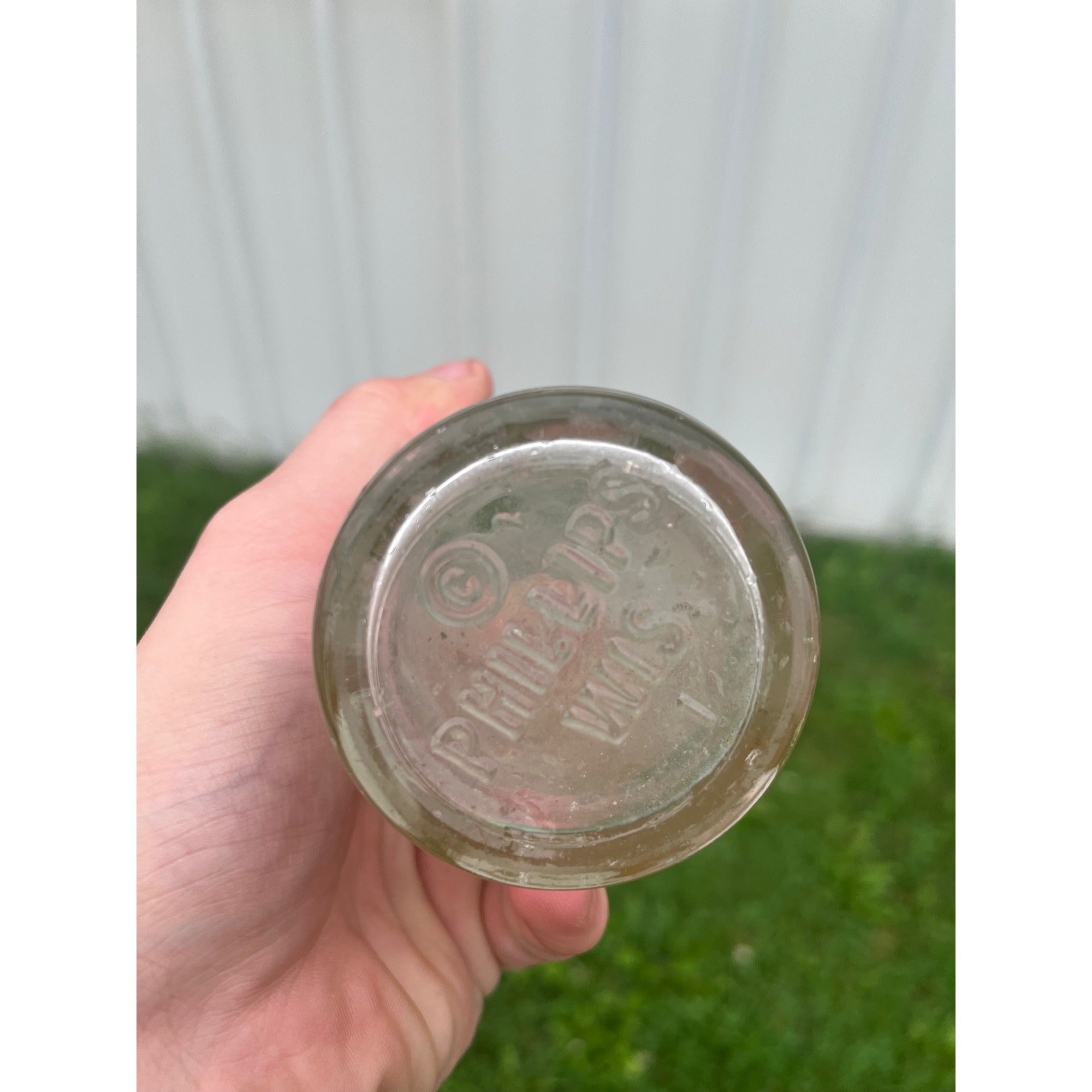 1930s Phillips Beverages Coca Cola Embossed Glass Soda Bottle 7 oz. Phillips WIS.
