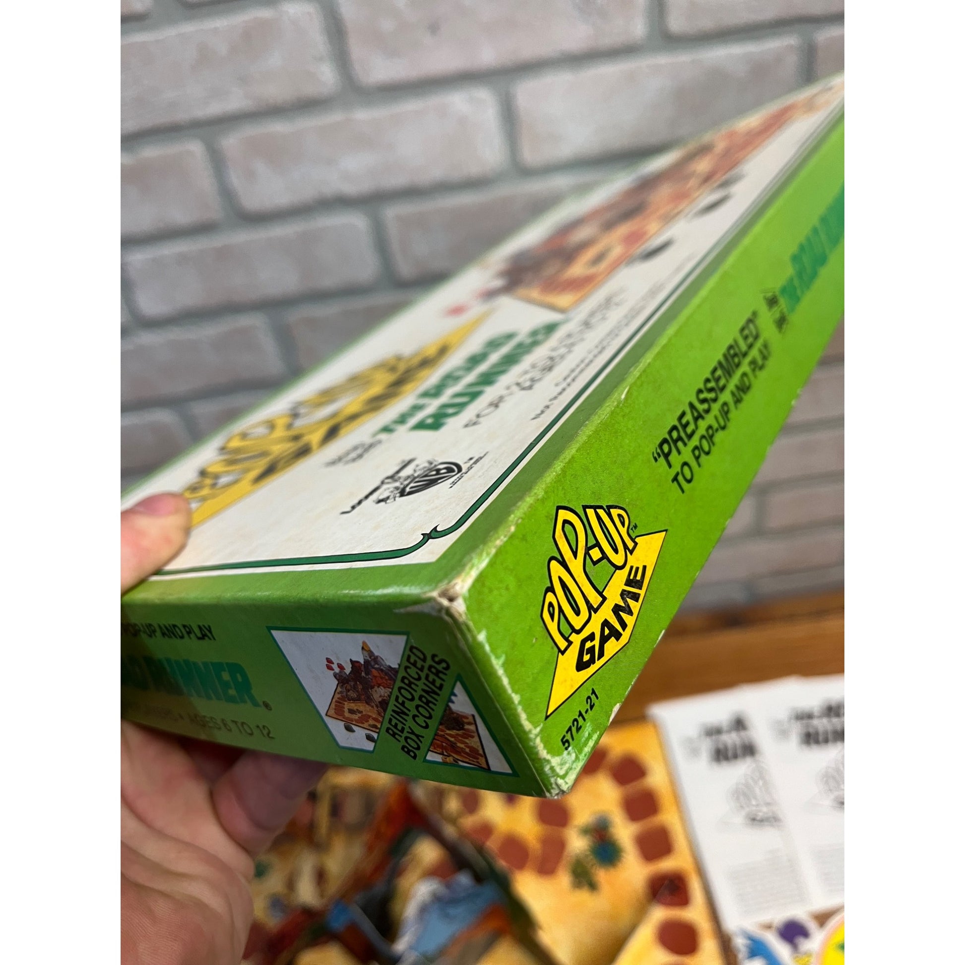 Vintage 1982 Road Runner Pop Up Board Game Warner Bros Looney Tunes Complete