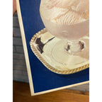 Vintage 1/2 Gallon Plastique Ice Cream Soda Fountain Advertisement Sign RARE