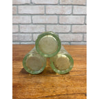 Vintage (4) E.L. Hustings Co Milwaukee Wis Soda Bottles Aqua Embossed