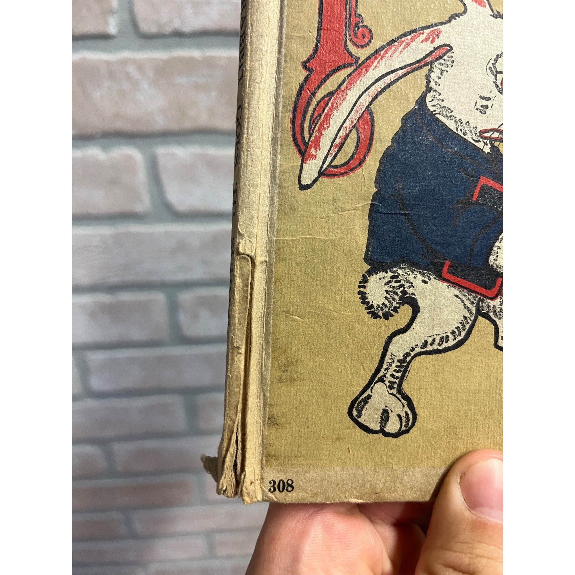 1917 Peter Rabbit Goes to School By Louise Field Antique Hardcover Book with Illustrations By Virginia Albert