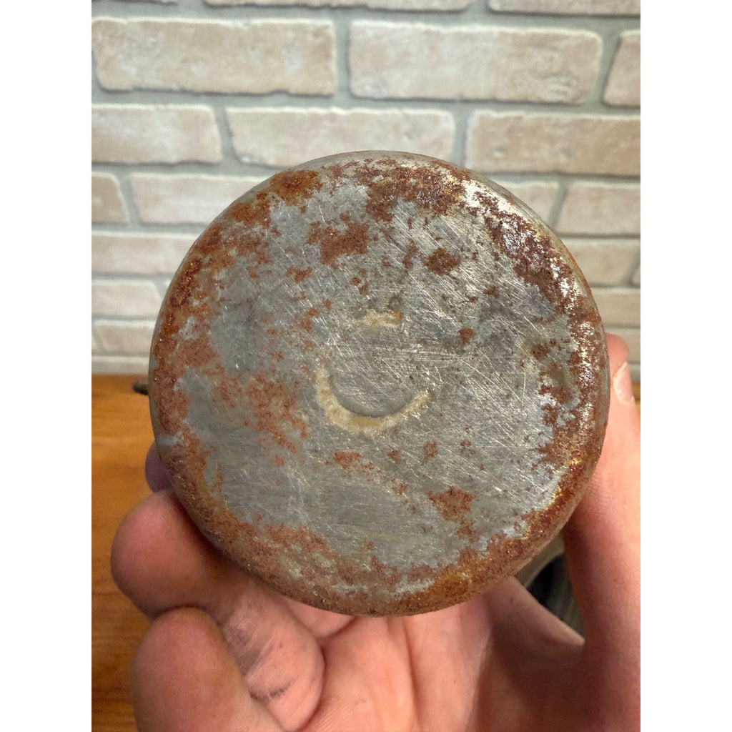 Chicago Milwaukee St Paul Railroad Adlake Kerosene Lantern Etched Orange Globe