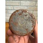 Chicago Milwaukee St Paul Railroad Adlake Kerosene Lantern Etched Orange Globe