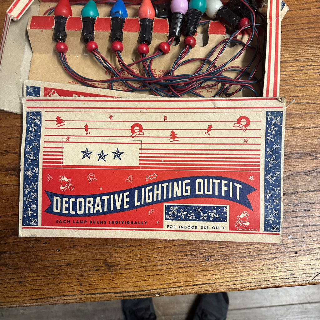 (2) Boxes Decorative Lighting Outfits Christmas Tree String Lights Rough