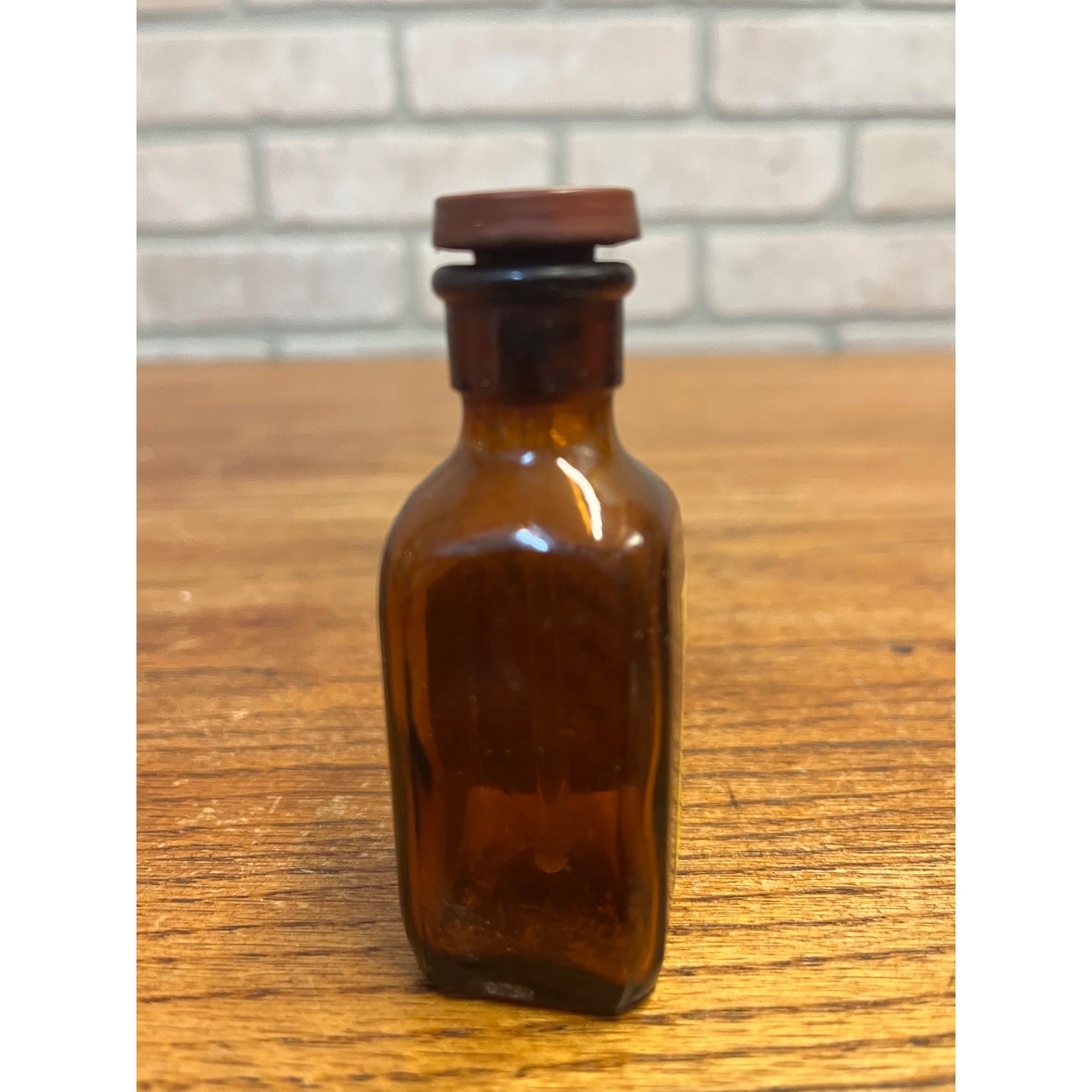 Vintage Pharm Med Tincher of Iodine Poison Bottle Skull Crossbones