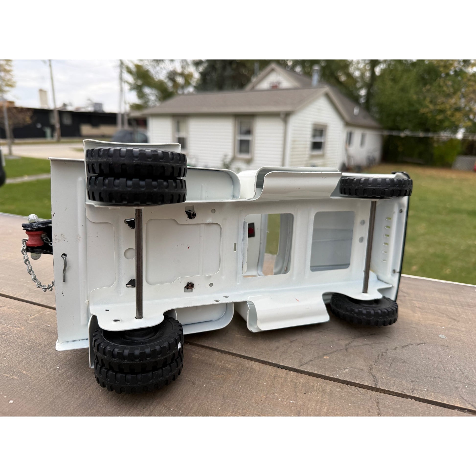 Vintage Tonka AA Wrecker Tow Truck Pressed Steel Toy