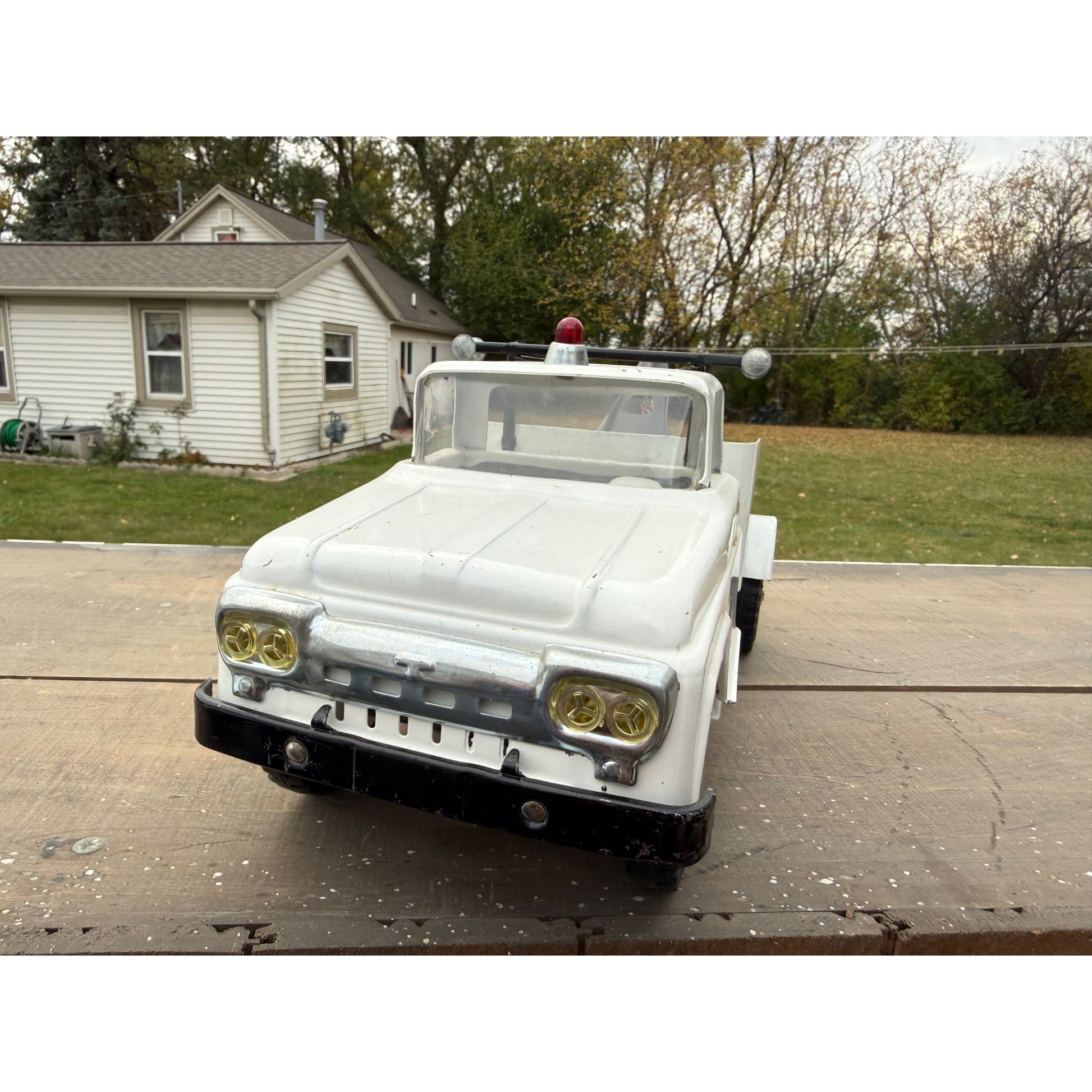 Vintage Tonka AA Wrecker Tow Truck Pressed Steel Toy
