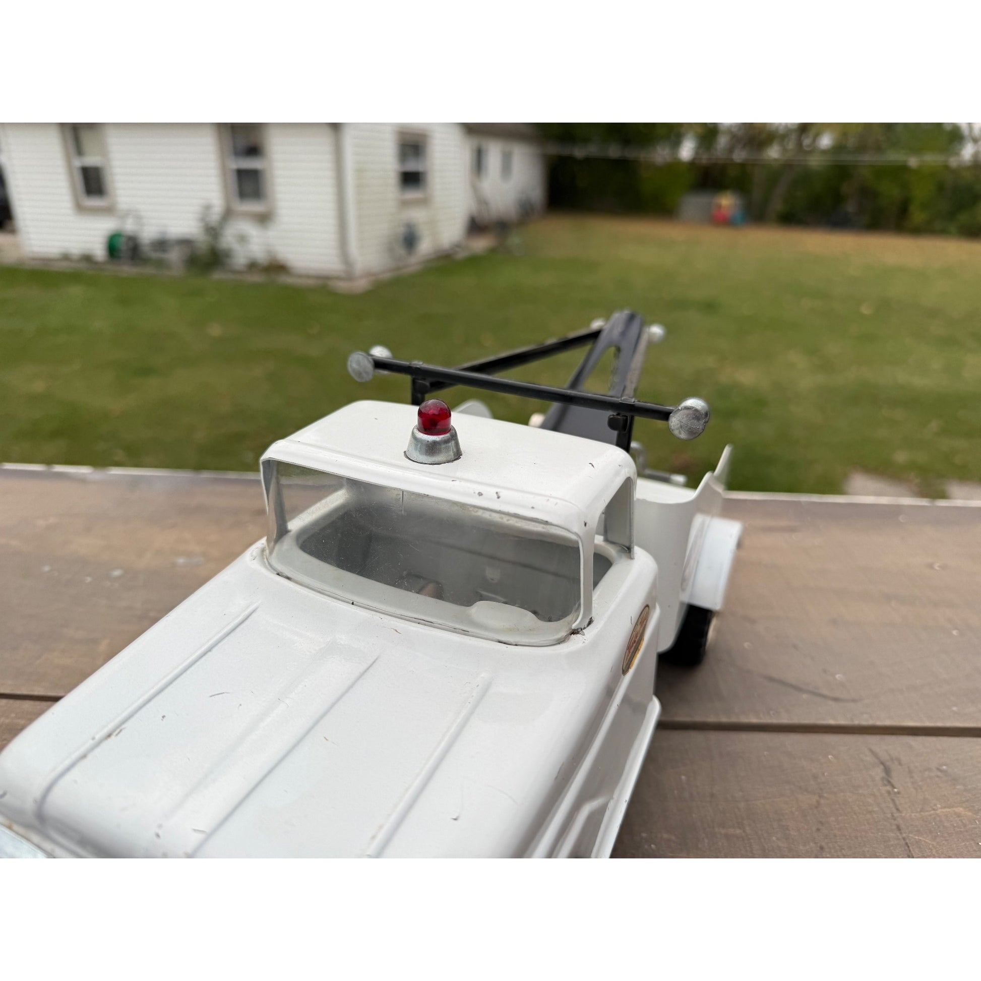 Vintage Tonka AA Wrecker Tow Truck Pressed Steel Toy