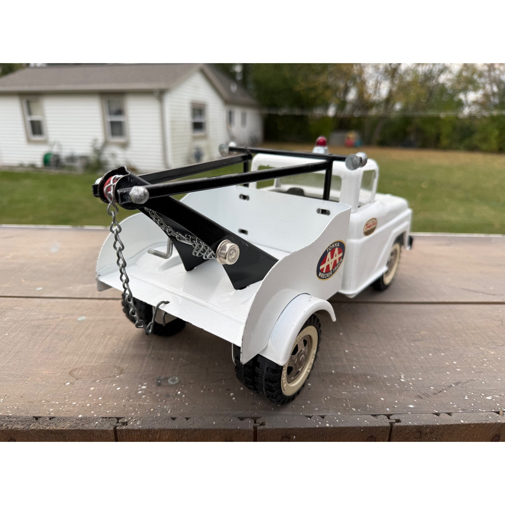 Vintage Tonka AA Wrecker Tow Truck Pressed Steel Toy