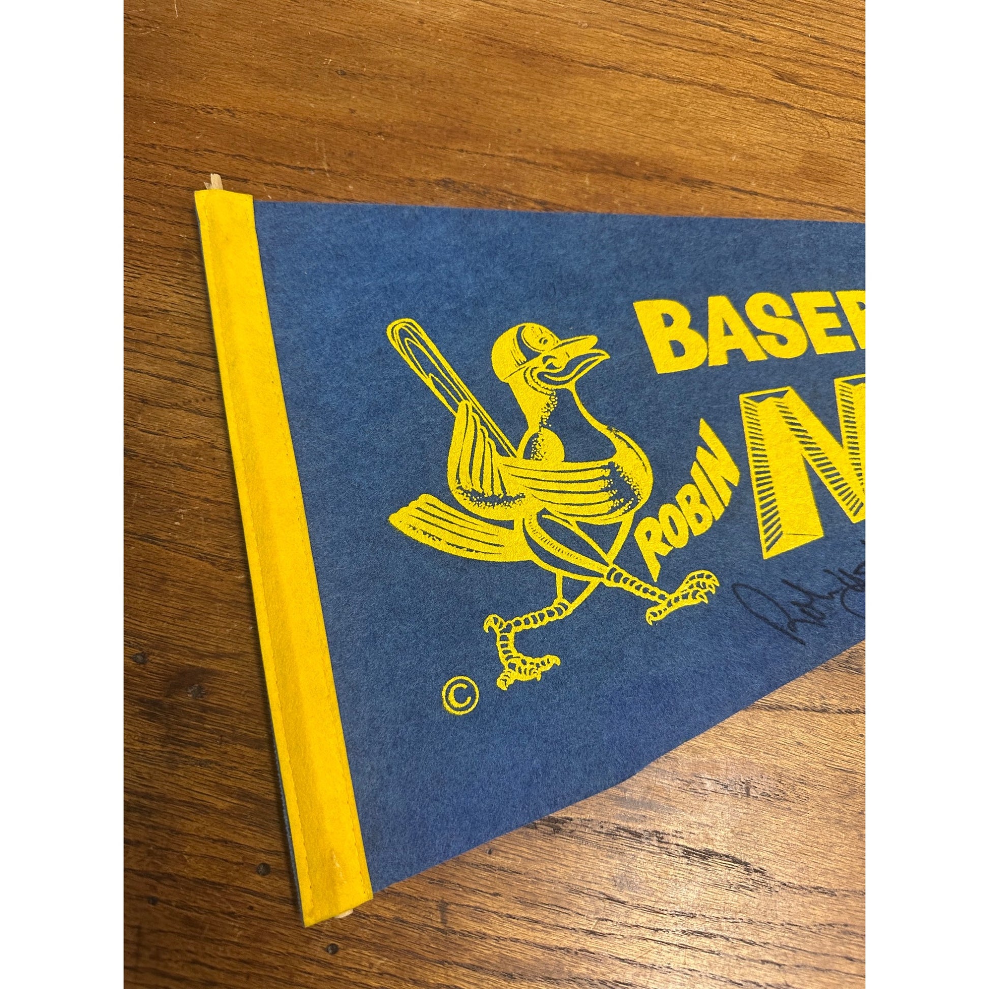 1989 Robin Yount MVP "Robin" 29"x12" Pennant Signed Autographed