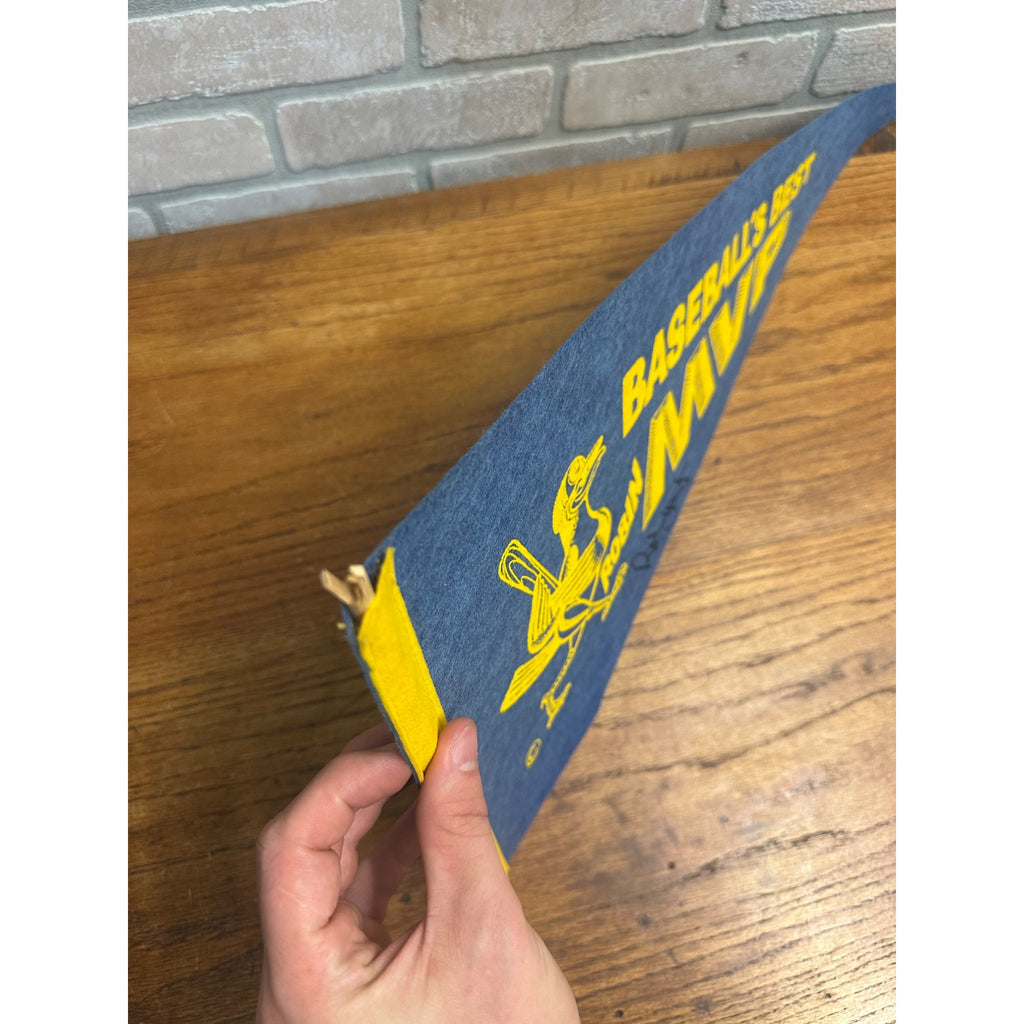 1989 Robin Yount MVP "Robin" 29"x12" Pennant Signed Autographed