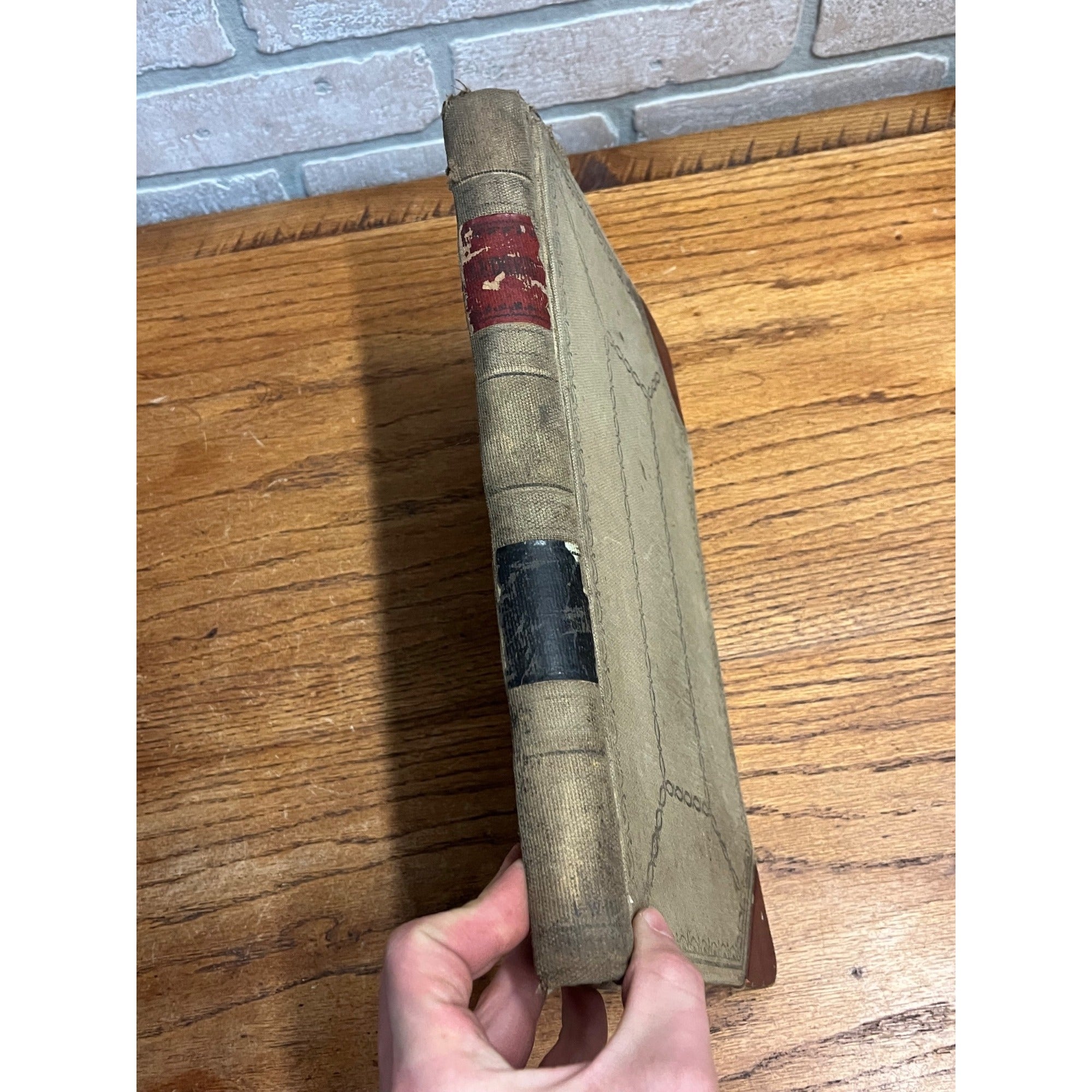 Vintage 1930s Frank Georgeson Farm Implement Dealer Ledger Book Redgranite, Wis