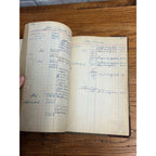 Vintage 1930s Frank Georgeson Farm Implement Dealer Ledger Book Redgranite, Wis