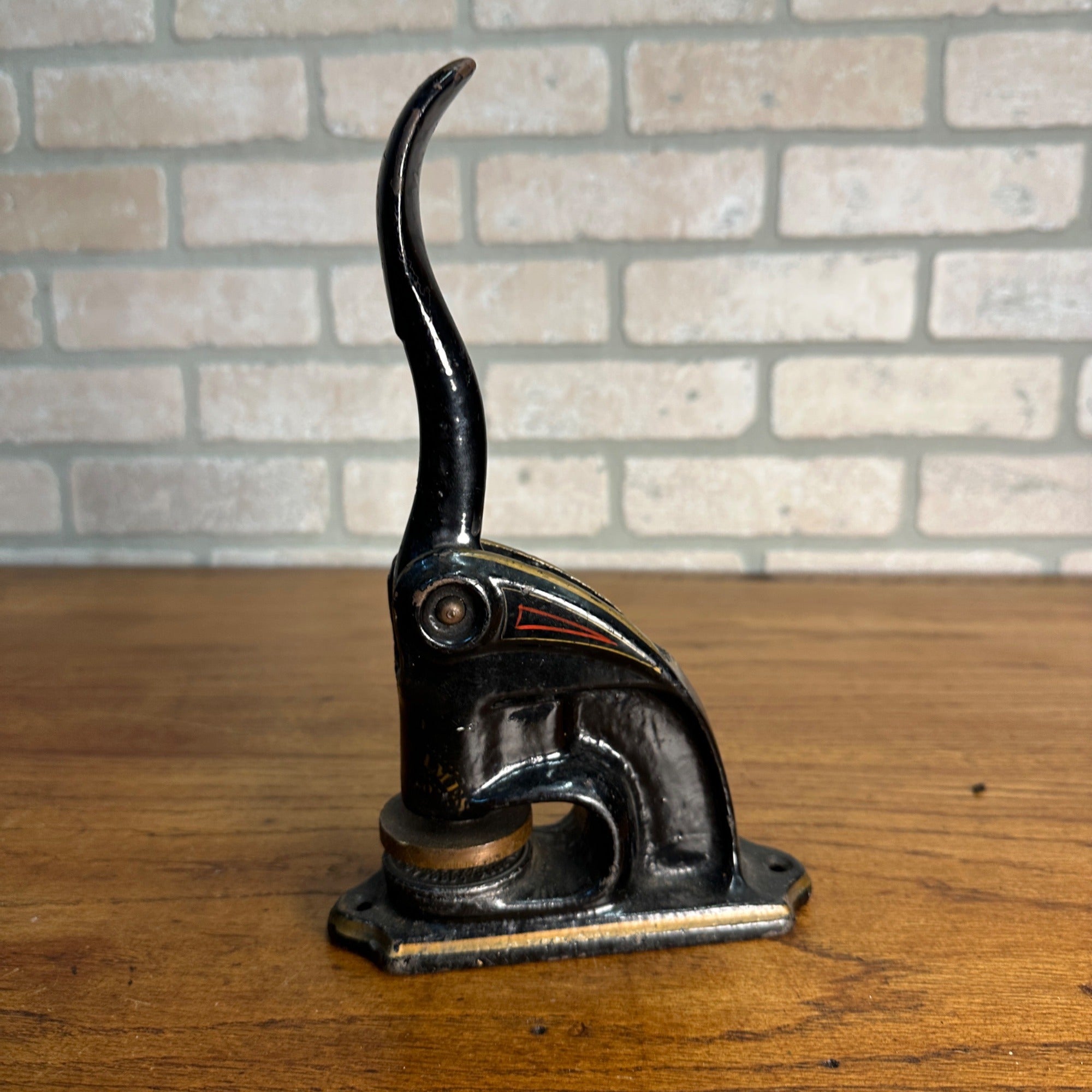 Henderson Ames Cast Iron Notary Stamp Seal - Rhoda Reek Lodge Tomahawk Wis