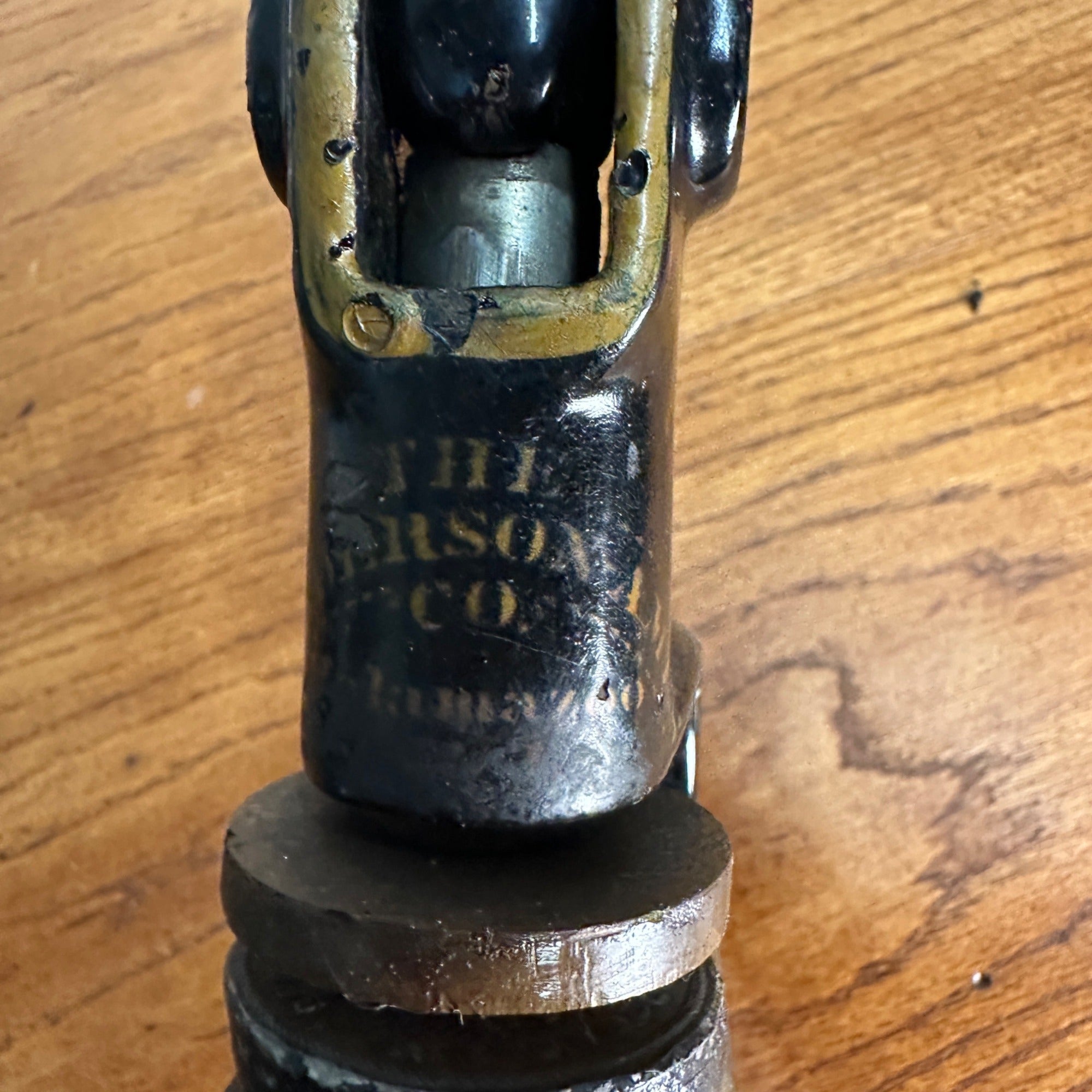 Henderson Ames Cast Iron Notary Stamp Seal - Rhoda Reek Lodge Tomahawk Wis