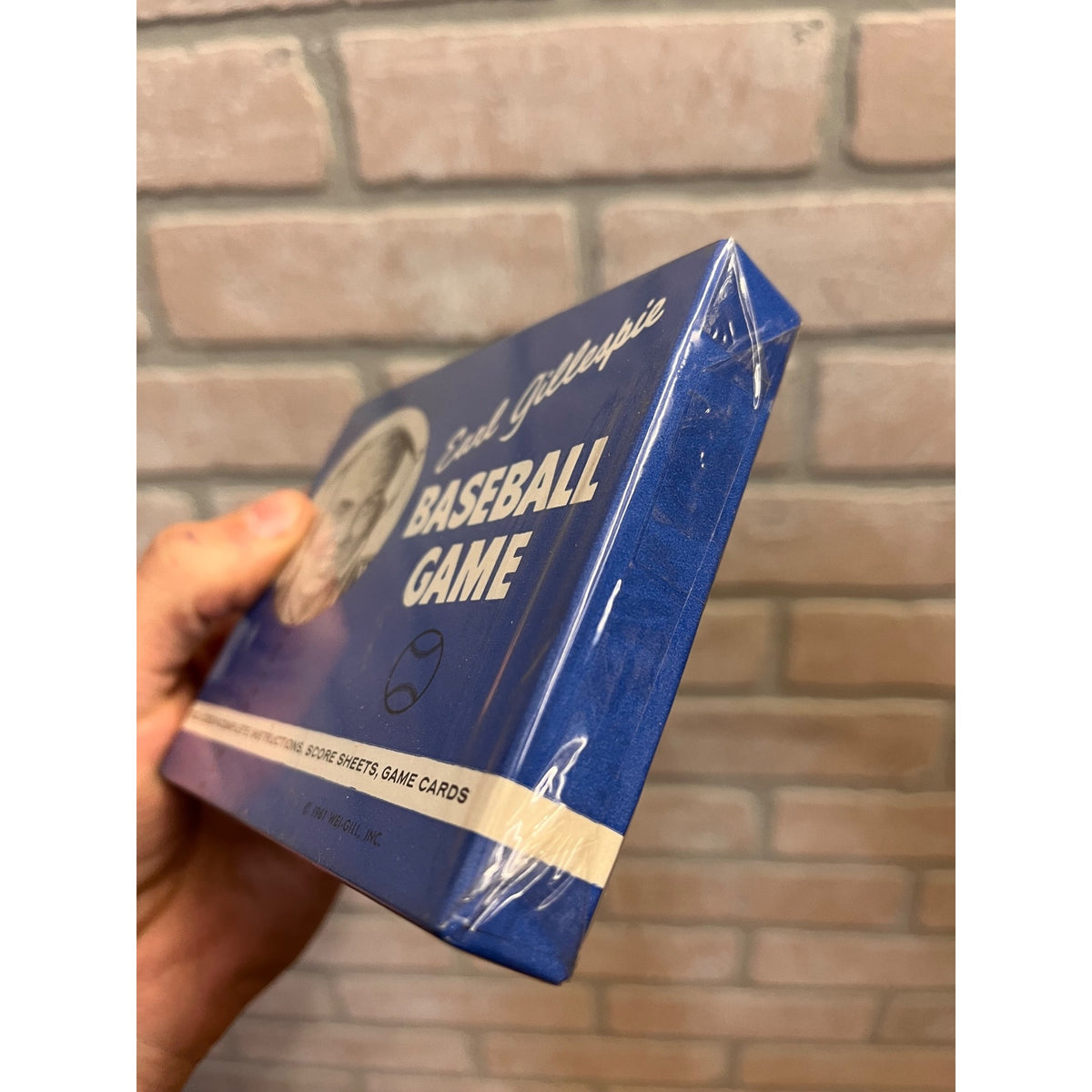 Vintage Earl Gillespie Braves Broadcaster Baseball Game SEALED Box 1961