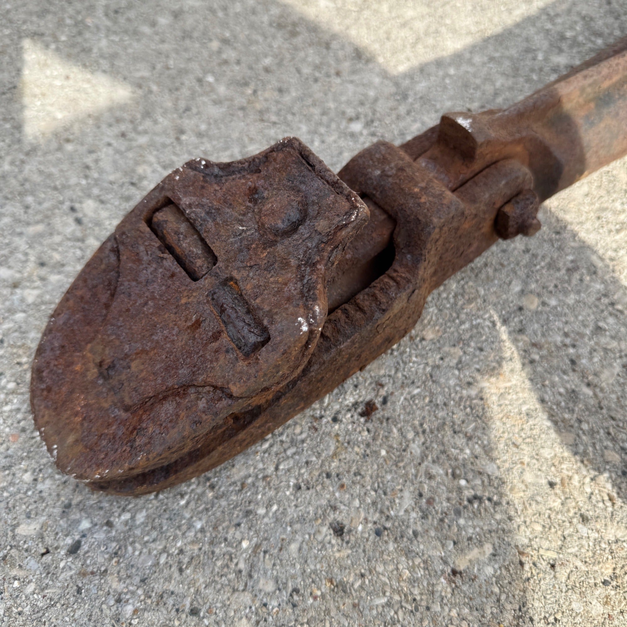 Vintage Safety Car Wrench railroad car mover hand tool lever