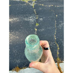 Antique Wheeler Bros Waukesha Soda Water Co Wis Aqua Bottle Crown Top