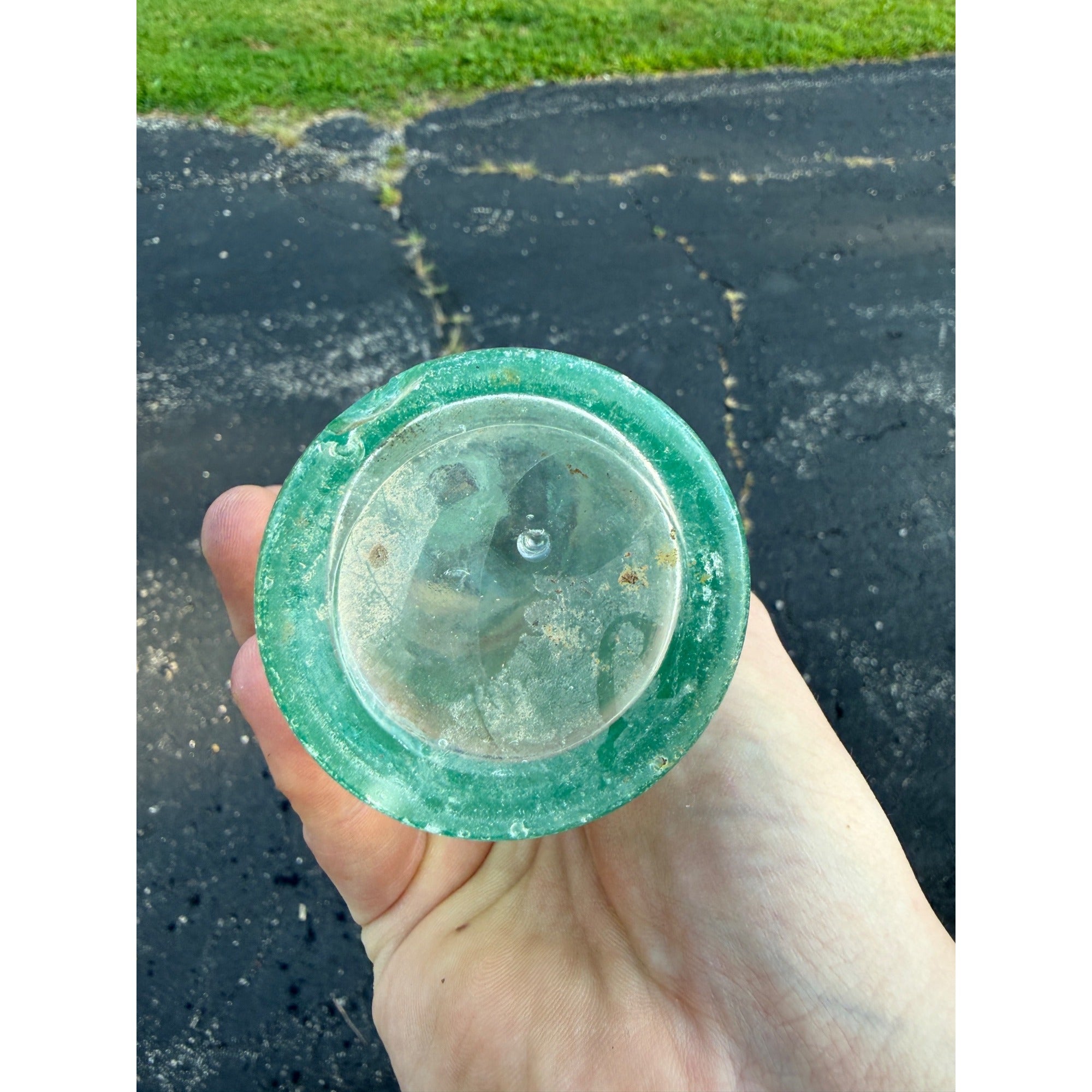 Antique Wheeler Bros Waukesha Soda Water Co Wis Aqua Bottle Crown Top