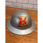 Antique Marx WWI US Army Style Doughboy Toy Helmet Fighting Squadron