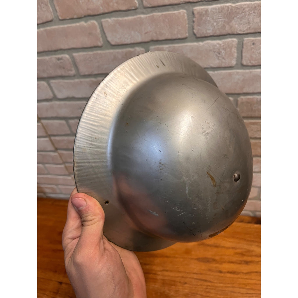 Antique Marx WWI US Army Style Doughboy Toy Helmet Fighting Squadron