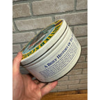 Vintage Famous Amos Butterscotch Chip Cookie Tin Can Container 1977 Collectible