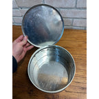Vintage Famous Amos Butterscotch Chip Cookie Tin Can Container 1977 Collectible
