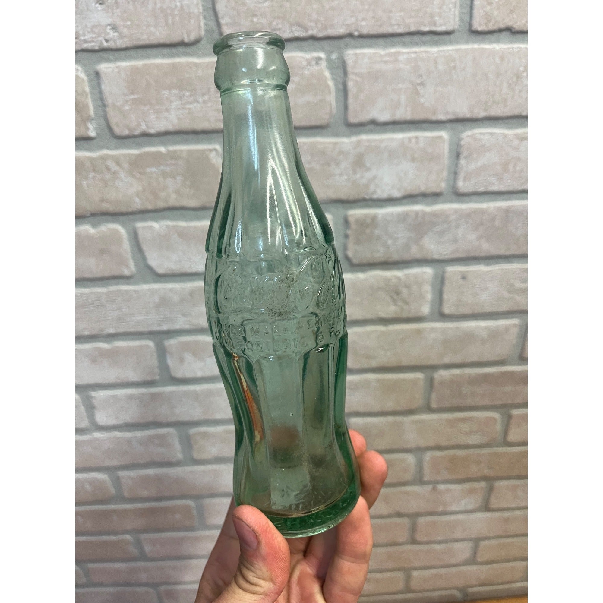 Vintage Oshkosh Wis Coca Cola Bottle 6 Fl Oz Blue Soda Bottle