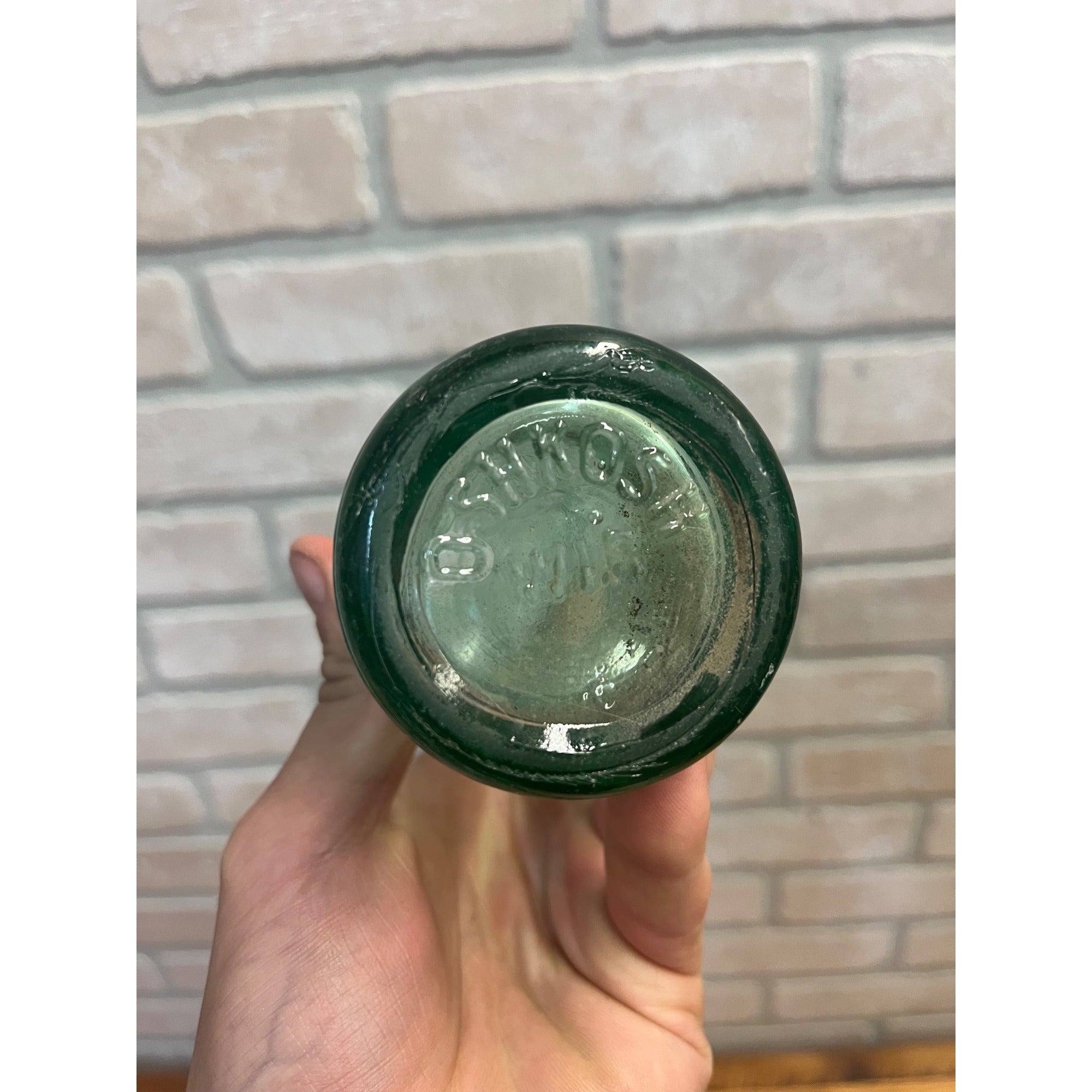 Vintage Oshkosh Wis Coca Cola Bottle 6 Fl Oz Blue Soda Bottle