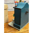 Erzgebirge Wooden Music Box Angel Playing Organ German - Works!