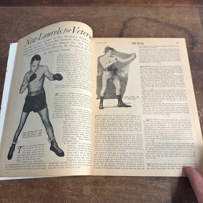 The Ring Boxing Magazine: Dec 1943. Corbett, Fitzsimmons.