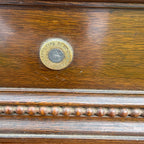 Vintage Granite Top & Oak Wood Apothecary Mercantile Scale Double Tray
