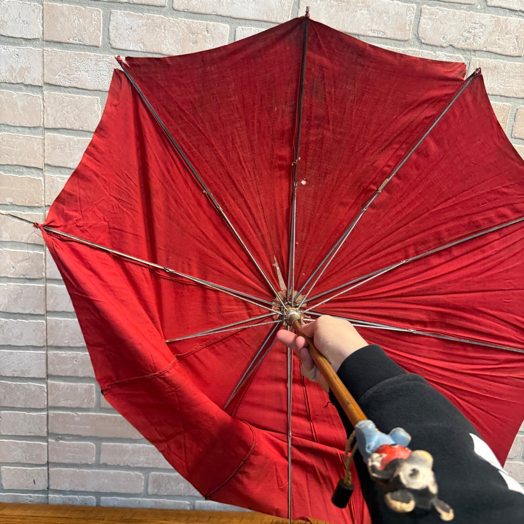 1940's Vintage Disney Mickey Mouse Umbrellas Mickey Handles