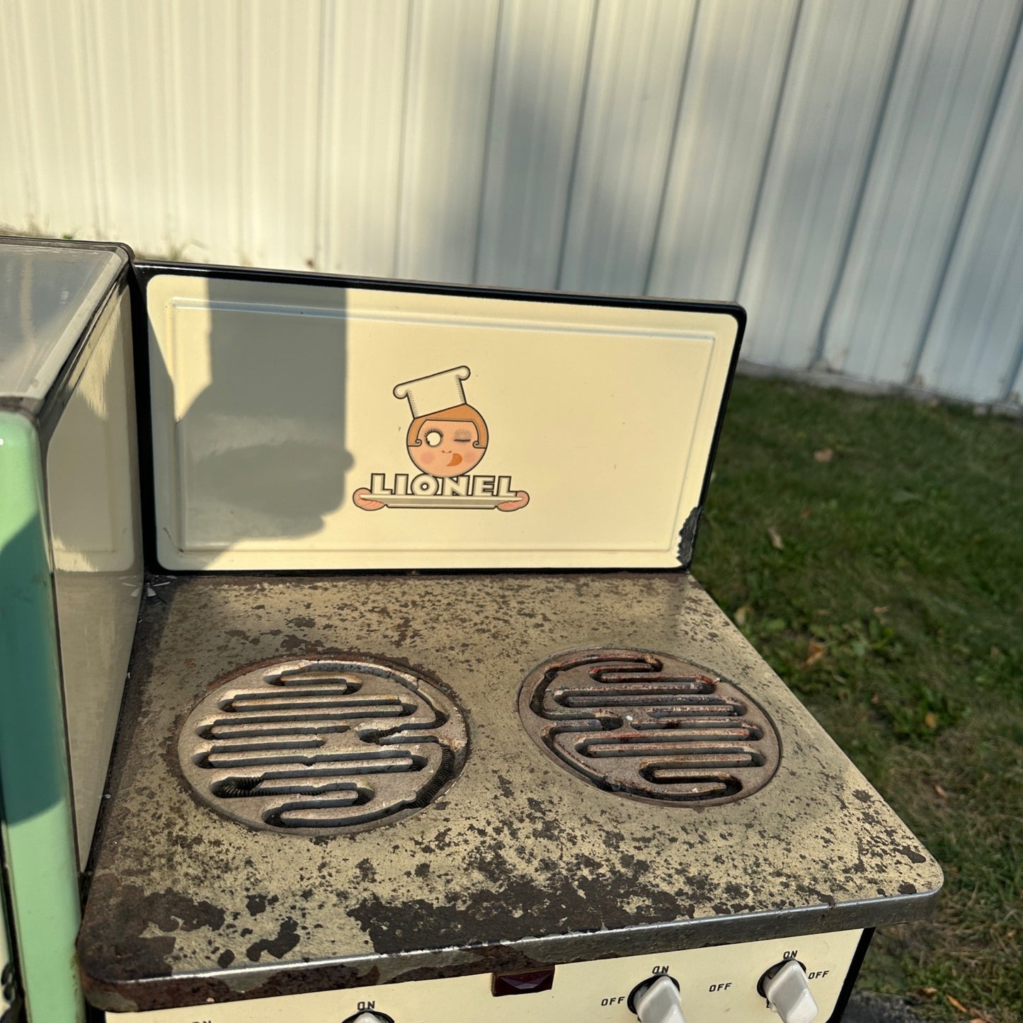 Vintage 1930s Lionel Electric Stove Range Oven Child's Toy #455 Prewar Antique