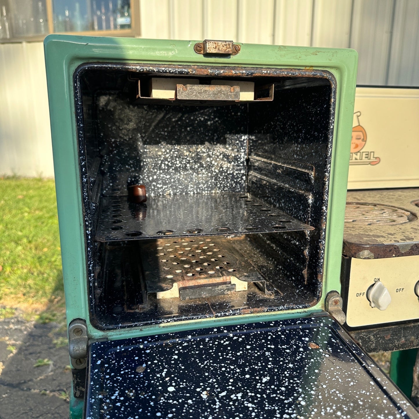 Vintage 1930s Lionel Electric Stove Range Oven Child's Toy #455 Prewar Antique