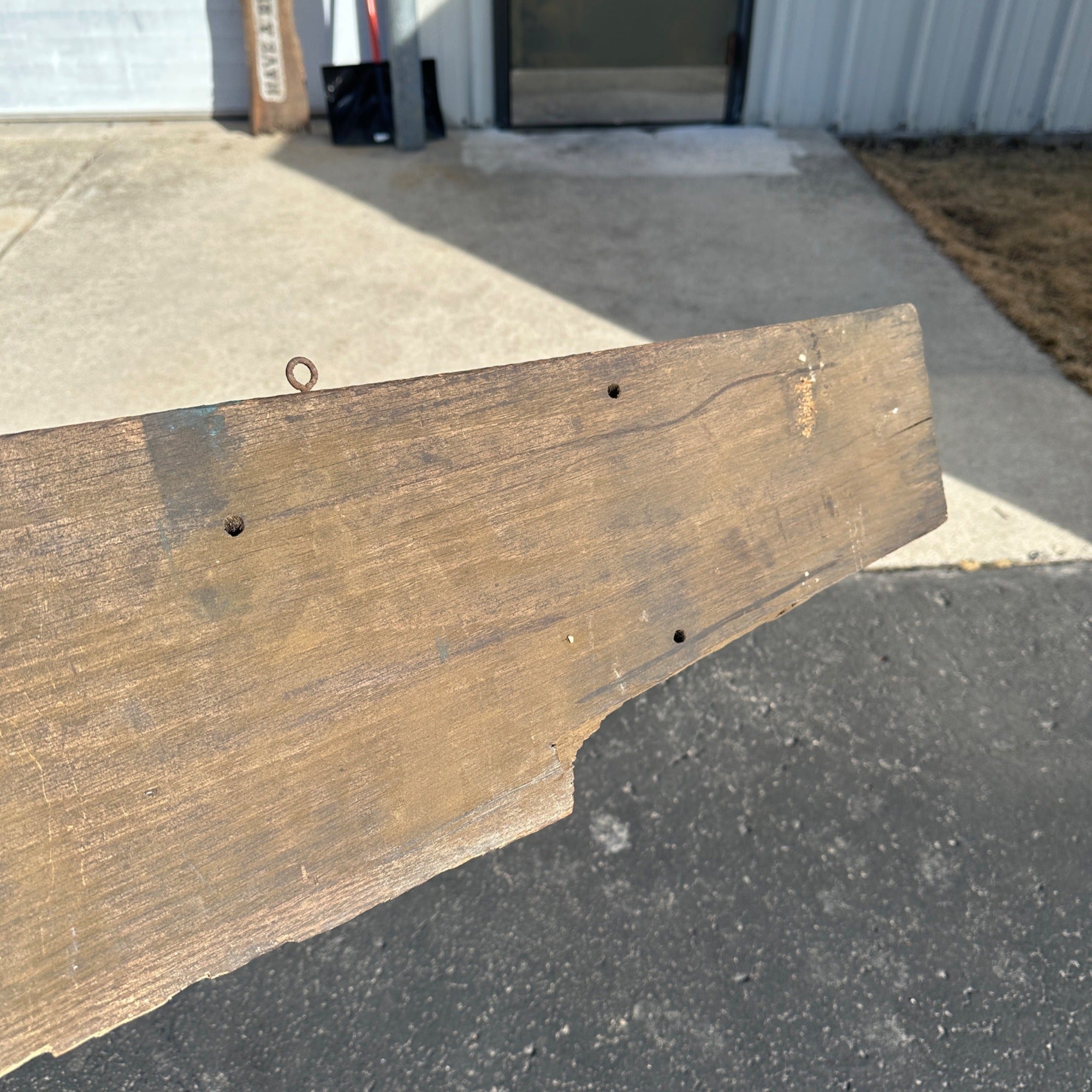 Vintage Lombard Chainsaws Wooden Advertising Original General Store Trade Sign