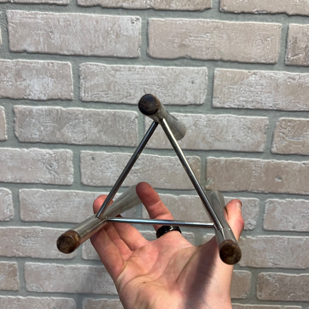 Vintage Old Hall Stainless Steel Campden Candlabra Candle Holder Robert Welch (2)