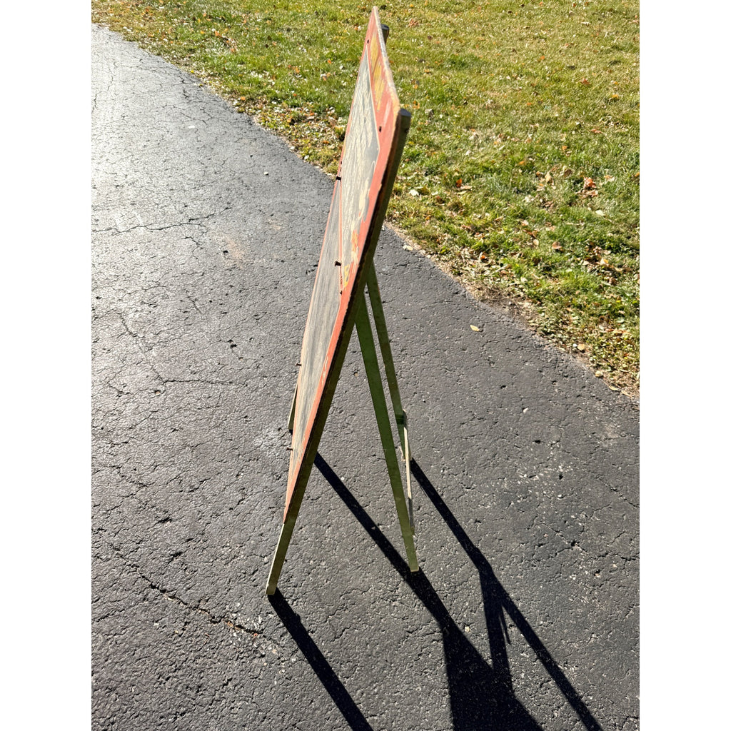 VINTAGE RARE 1930's LARGE WALT DISNEY CHILDRENS MICKEY MOUSE CHALK BOARD /EASEL