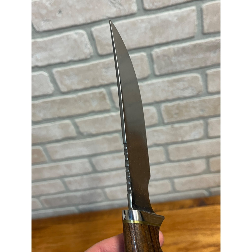 Gerber Model 525 "Mercury Marine" Presentation Knife w/ 525 Leather Sheath