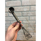 Antique Rare Jesse Edgren Milwaukee Wi Wisconsin Tin Archimedes Egg Beater Mixer