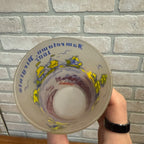 Vintage Frosted Drinking Glass, Jamestown, Virginia 1607 American Colonial History