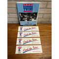 Vintage 1988 Kenosha Twins Midwest League Yearbook Program & Decals